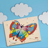 Allacciatura Farfalla Gioco in Legno per Bambini Metodo Montessori Dida