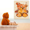 Allacciatura Orso Gioco in Legno per Bambini Metodo Montessori Dida
