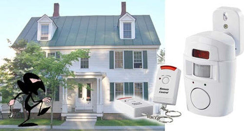 Allarme-Antifurto-Con-Sensore-Sirena-105-Db-2-Telecomandi-Casa-Ufficio-Negozio