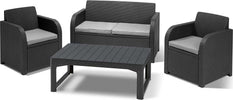 AlliBert-CAROLINA-Lounge-Set-Mobili-esterno-Grafite