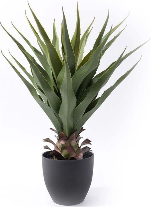 Aloe con vaso, pianta artificiale decorativa verde da 70 cm per interno Casa e cucina/Decorazioni per interni/Piante e fiori artificiali/Piante artificiali Decor Space - Altamura, Commerciovirtuoso.it
