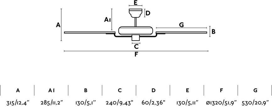 ALOHA L Ventilatore da soffitto marrone Fai da te/Prodotti per la costruzione/Riscaldamento e raffreddamento/Sistemi mobili di climatizzazione/Ventilatori/Ventilatori da soffitto Led Mall Home - Napoli, Commerciovirtuoso.it