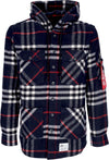 ALPHA-INDUSTRIES-Camicia-Manica-Lunga-Cappuccio-Uomo-45-P-Hooded-Rep.-Blue-da-uomo