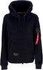 ALPHA-INDUSTRIES-Felpa-Cappuccio-Donna-Teddy-Hoodie-Wmn-Black-da-donna