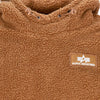 ALPHA-INDUSTRIES-Felpa-Cappuccio-Uomo-Teddy-Hoodie-Camel-da-uomo