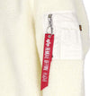 ALPHA-INDUSTRIES-Felpa-Girocollo-Uomo-Teddy-Sweater-Off-White-da-uomo