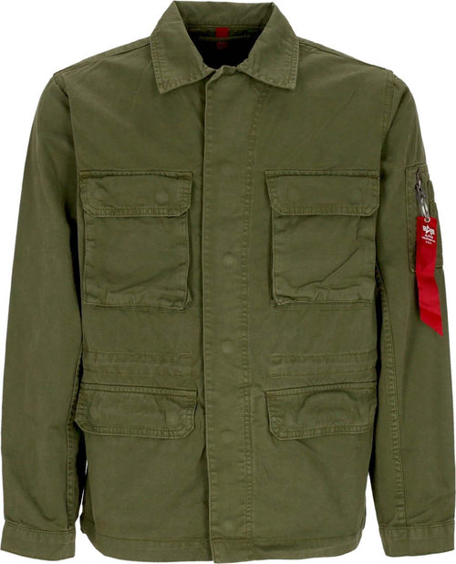 ALPHA-INDUSTRIES-Giacca-Workwear-Uomo-Field-Jacket-Lw-Dark-Olive-da-uomo