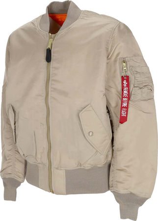 ALPHA-INDUSTRIES-Giubbotto-Bomber-Uomo-Ai-Ma-1-Vintage-Sand-da-uomo