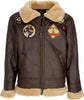 ALPHA-INDUSTRIES-Giubbotto-Uomo-B3-Fl-Custom-Brown-da-uomo