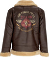 ALPHA-INDUSTRIES-Giubbotto-Uomo-B3-Fl-Custom-Brown-da-uomo