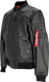 ALPHA-INDUSTRIES-Giubbotto-Uomo-Ma-1-Leather-Lf-Black-da-uomo