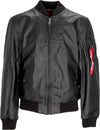 ALPHA-INDUSTRIES-Giubbotto-Uomo-Ma-1-Leather-Lf-Black-da-uomo