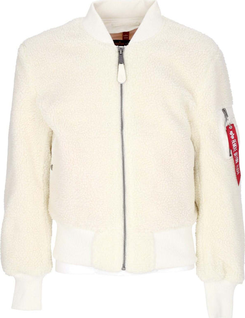 ALPHA-INDUSTRIES-Orsetto-Uomo-Ma-1-Teddy-Off-White-da-uomo