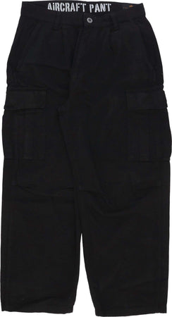 ALPHA-INDUSTRIES-Pantalone-Lungo-Uomo-Aircraft-Pant-Black-da-uomo