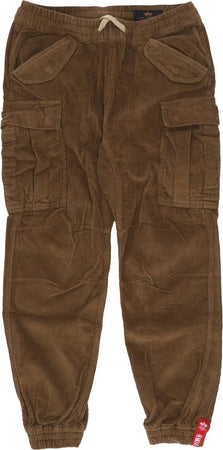ALPHA-INDUSTRIES-Pantalone-Lungo-Uomo-Airman-Cord-Sand-da-uomo