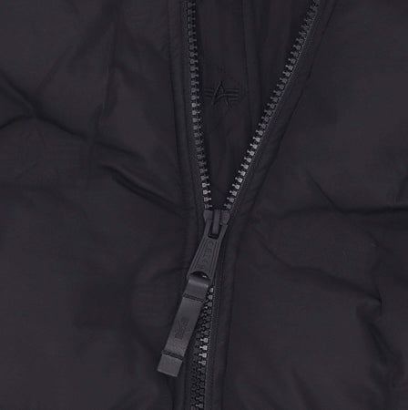 ALPHA-INDUSTRIES-Piumino-Uomo-Hooded-Logo-Puffer-Black-da-uomo