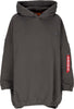 ALPHA-INDUSTRIES-Vestito-Donna-W-X-fit-Label-Os-Dress-Vintage-Grey-da-donna