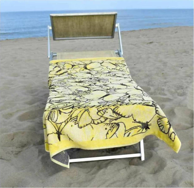 ALTA MODA BLUMARINE TELO MARE 100X180 SPUGNA DI