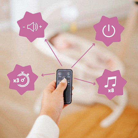 Altalena-Babymoov-con-telecomando-Crema
