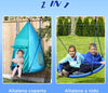 Altalena-da-Giardino-con-Tenda-per-Bambini-da-3-8-Anni,-Ø100cm-e-Corde-Regolabili,-Blu-RF8344-055V00BURF8