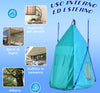 Altalena-da-Giardino-con-Tenda-per-Bambini-da-3-8-Anni,-Ø100cm-e-Corde-Regolabili,-Blu-RF8344-055V00BURF8