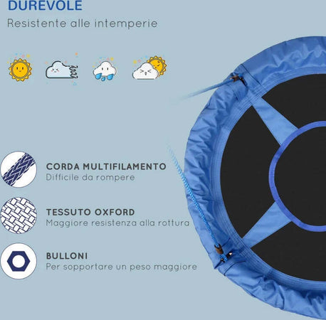 Altalena-da-Giardino-per-Bambini-tra-3-e-8-anni-Interno-ed-Esterno-φ100-×-180cm-Carico-Massimo-di-100kg-SD4344-005SD4