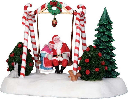 Altalena di Babbo Natale decorazione natalizia per interno con animazione di movimento Casa e cucina/Decorazioni per interni/Addobbi e decorazioni per ricorrenze/Decorazioni natalizie/Oggettistica MagiediNatale.it - Altamura, Commerciovirtuoso.it
