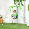 Altalena-per-Bambini-6-36-Mesi-da-Giardino-e-Salotto-in-Acciaio-e-PE,-122x146x122-cm,-Verde-FG7344-065V00GNFG7