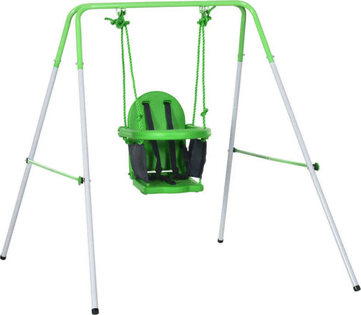 Altalena-per-Bambini-6-36-Mesi-da-Giardino-e-Salotto-in-Acciaio-e-PE,-122x146x122-cm,-Verde-FG7344-065V00GNFG7