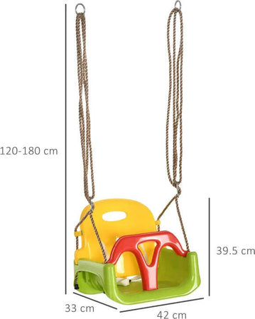 Altalena-per-Bambini-9-36-Mesi-in-PP-e-PE-con-Corda-Regolabile-e-Cintura,-42x33x120-180-cm-TG8344-056V00GNTG8