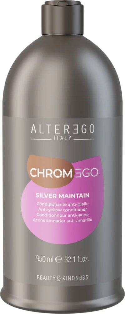 Alterego-Chromego-Silver-Maintain-Conditioner-950-Ml---Condizionante-Anti-giallo-Per-Neutralizzare-I-Riflessi-Gialli-Indesiderati.
