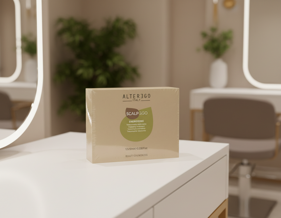 Alterego Energizing trattamento vitalizzante, 12 Fiale Capelli Da 10 Ml, Lozione Rigenerante Intensiva per Capelli Fragili E Tendenti Alla Caduta