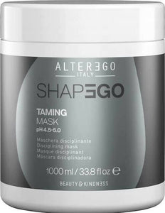 Alterego Shapego Taming Mask 1000 Ml, Maschera Capelli Disciplinante Anti-Crespo per Il Mantenimento Del Trattamento Lisciante Shapego Bellezza/Cura dei capelli/Maschere per capelli Me.Dis. - Peschiera Borromeo, Commerciovirtuoso.it