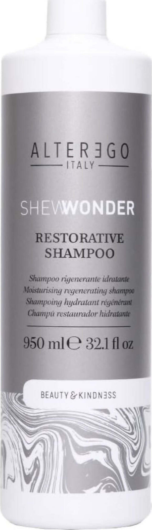 Alterego-shewonder-restorative-shampoo-950-ml,-rigenerante-ed-idratante,-deterge-accuratamente-la-cute-eliminando-le-impurità.