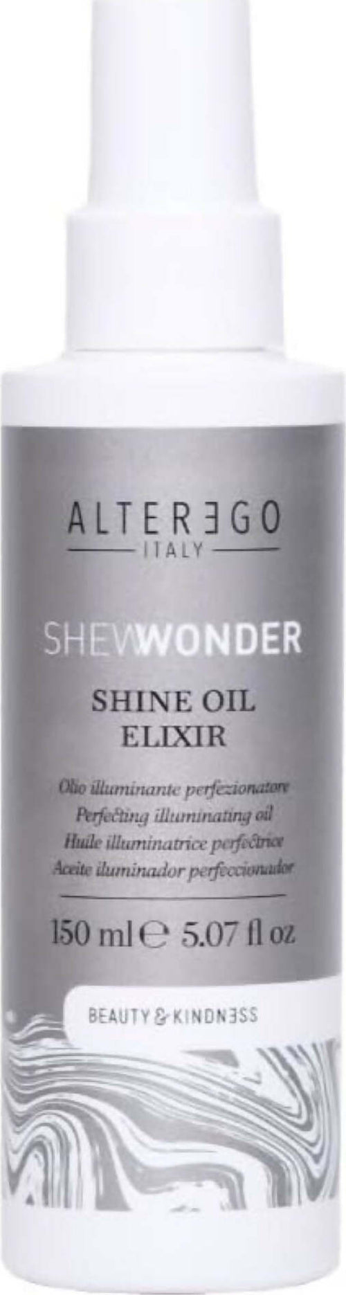 Alterego-shewonder-shine-oil-elixir-150-ml,-olio-illuminante-perfezionane,-massima-morbidezza-e-setosità.