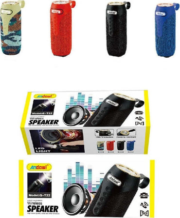 Altoparlante 2.0 Speaker Portatile Bluetooth 10w Wireless Aux / 3,5 Mm Usb Q-t22 Elettronica/Audio e video portatile/Accessori/Casse portatili e Docking Station con altoparlanti/Casse portatili Bluetooth Trade Shop italia - Napoli, Commerciovirtuoso.it