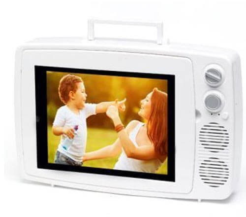 Altoparlante Amplificatore Touch Per Smartphone Tablet Ipad Stile Retrò Bianco