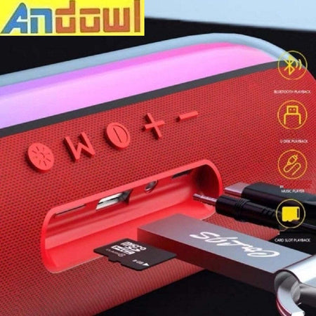 Altoparlante Bluetooth Ios/android Portatile Ricaricabile Q-yx535 Tecnologia Rgb Elettronica/Audio e video portatile/Accessori/Casse portatili e Docking Station con altoparlanti/Casse portatili Bluetooth Trade Shop italia - Napoli, Commerciovirtuoso.it