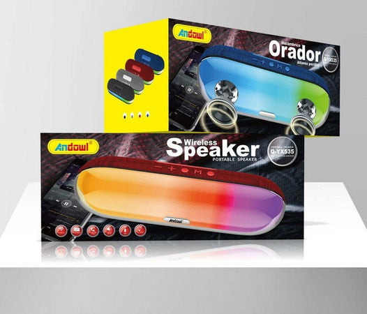 Altoparlante Bluetooth Ios/android Portatile Ricaricabile Q-yx535 Tecnologia Rgb Elettronica/Audio e video portatile/Accessori/Casse portatili e Docking Station con altoparlanti/Casse portatili Bluetooth Trade Shop italia - Napoli, Commerciovirtuoso.it