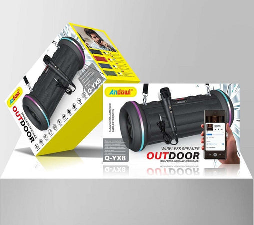 Altoparlante Bluetooth Portatile Microfono Radio Tws Usb Funzione Karaoke Q-yx8 Elettronica/Audio e video portatile/Accessori/Casse portatili e Docking Station con altoparlanti/Casse portatili Bluetooth Trade Shop italia - Napoli, Commerciovirtuoso.it