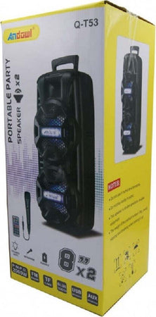 Altoparlante Bt5.0 Portatile Sistema Karaoke Microfono Cablato Party 2000w Q-t53 Elettronica/Home Audio e Hi-Fi/Altoparlanti/Sistemi di altoparlanti Trade Shop italia - Napoli, Commerciovirtuoso.it