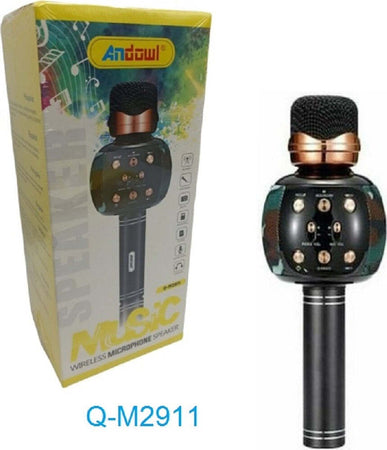 Altoparlante Microfono Wireless Ricaricabile Bluetooth Fm Radio Musica Q-m2911 Elettronica/Audio e video portatile/Accessori/Casse portatili e Docking Station con altoparlanti/Casse portatili Bluetooth Trade Shop italia - Napoli, Commerciovirtuoso.it