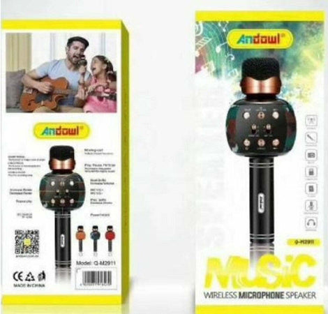Altoparlante Microfono Wireless Ricaricabile Bluetooth Fm Radio Musica Q-m2911 Elettronica/Audio e video portatile/Accessori/Casse portatili e Docking Station con altoparlanti/Casse portatili Bluetooth Trade Shop italia - Napoli, Commerciovirtuoso.it