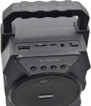 Altoparlante-Portatile-15w-Pmpo-Bluetooth-5.0-Con-Luci-A-Led-Senza-Fili
