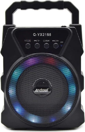 Altoparlante-Portatile-15w-Pmpo-Bluetooth-5.0-Con-Luci-A-Led-Senza-Fili