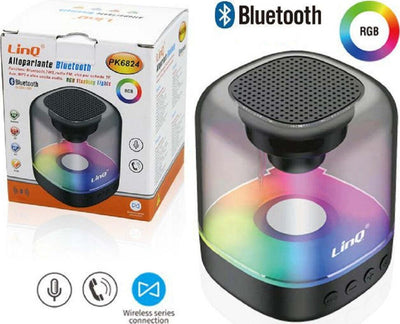 Altoparlante Portatile Bluetooth Cassa Wireless Rgb Led Radio Fm Aux Mp3 Pk6824 Elettronica/Audio e video portatile/Accessori/Casse portatili e Docking Station con altoparlanti/Casse portatili Bluetooth Trade Shop italia - Napoli, Commerciovirtuoso.it