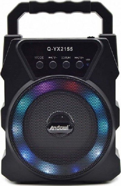 Altoparlante Portatile Q-yx2155 15w Pmpo Bluetooth 5.0 Con Luci A Led Senza Fili Elettronica/Audio e video portatile/Accessori/Casse portatili e Docking Station con altoparlanti/Casse portatili Bluetooth Trade Shop italia - Napoli, Commerciovirtuoso.it