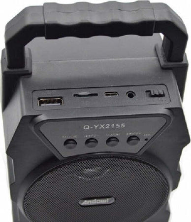Altoparlante Portatile Q-yx2155 15w Pmpo Bluetooth 5.0 Con Luci A Led Senza Fili Elettronica/Audio e video portatile/Accessori/Casse portatili e Docking Station con altoparlanti/Casse portatili Bluetooth Trade Shop italia - Napoli, Commerciovirtuoso.it