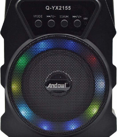 Altoparlante Portatile Q-yx2155 15w Pmpo Bluetooth 5.0 Con Luci A Led Senza Fili Elettronica/Audio e video portatile/Accessori/Casse portatili e Docking Station con altoparlanti/Casse portatili Bluetooth Trade Shop italia - Napoli, Commerciovirtuoso.it