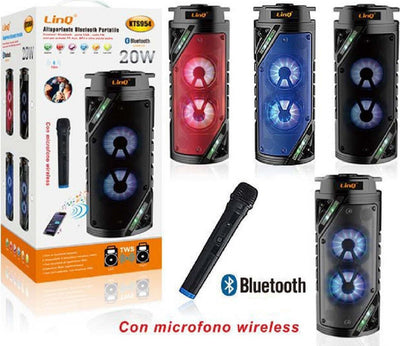 Altoparlante Speaker Cassa Bluetooth Kts954 20w Microfono Wireless Usb Portatile Elettronica/Audio e video portatile/Accessori/Casse portatili e Docking Station con altoparlanti/Casse portatili Bluetooth Trade Shop italia - Napoli, Commerciovirtuoso.it